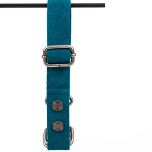 Deep Teal Suede Collar