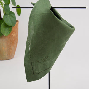 Sage Green Linen Dog Bandana