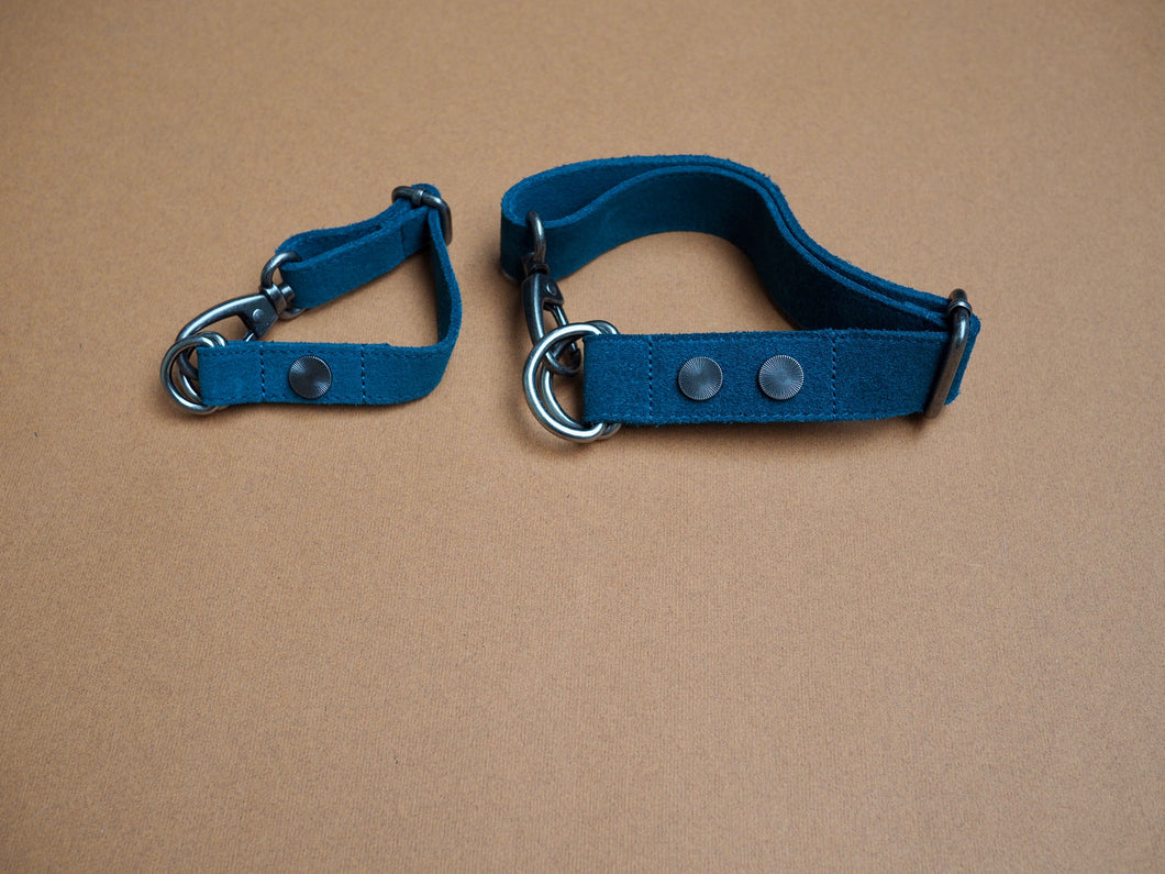 Deep Teal Suede Collar